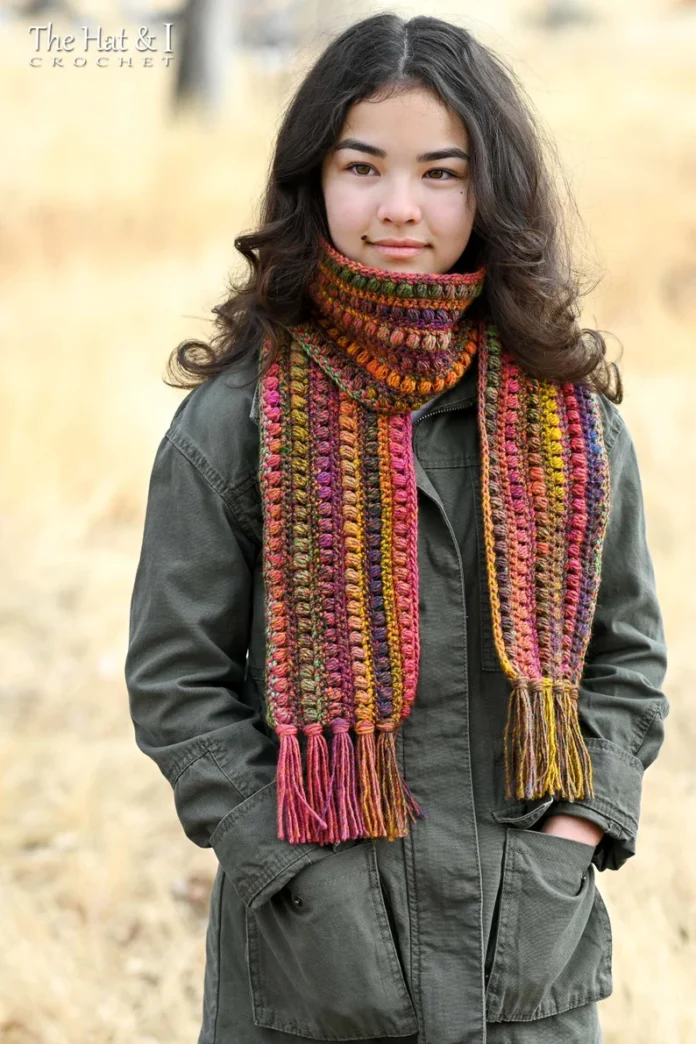 Boho Crochet Scarf Pattern