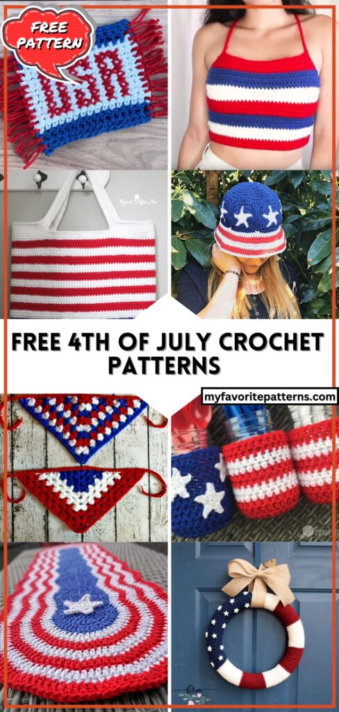 4th of july crochet patterns free