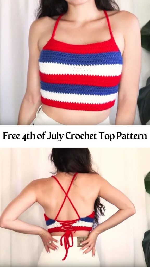 Free 4th of July Crochet Top Pattern