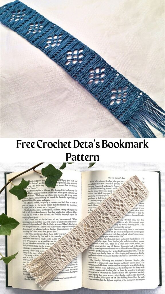 Free Crochet Deta’s Bookmark Pattern