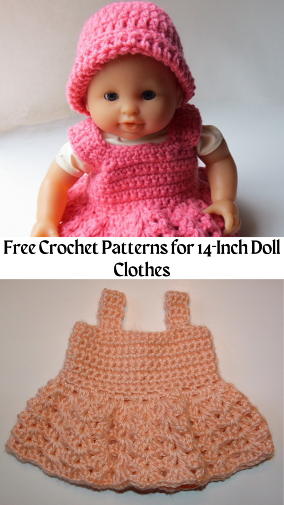 14 inch doll clothes crochet patterns free