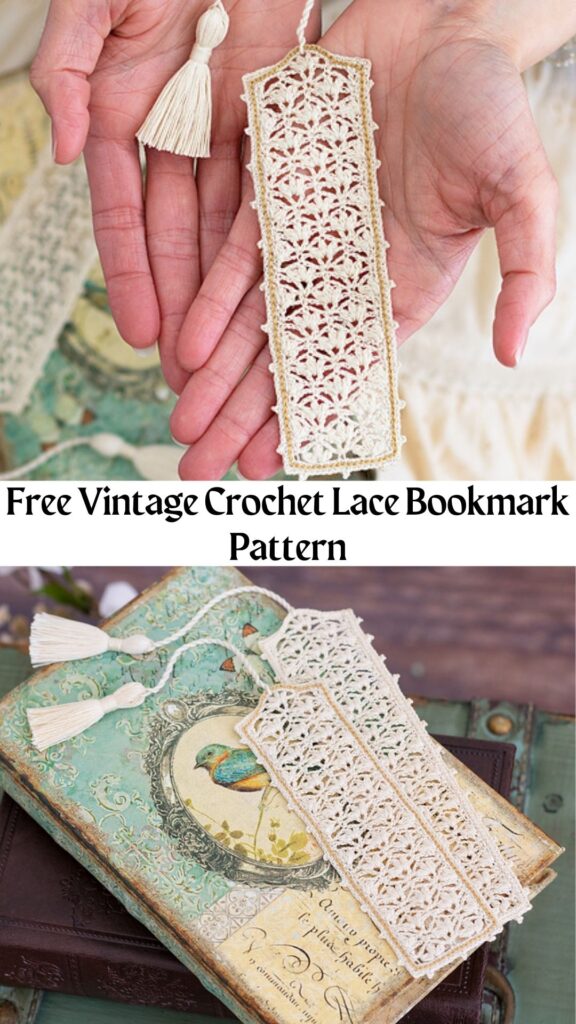 Free Vintage Crochet Lace Bookmark Pattern